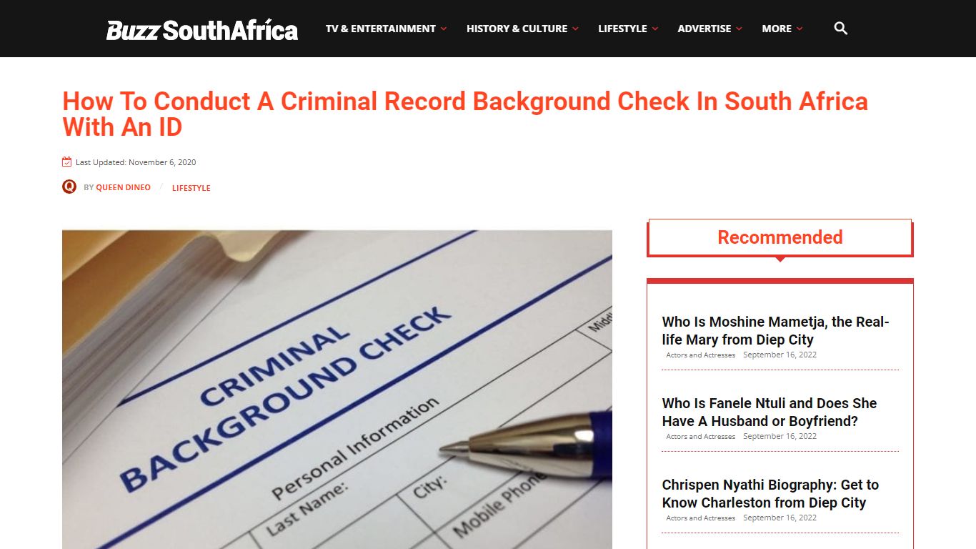 How To Conduct A Criminal Record Background Check In South Africa With ...
